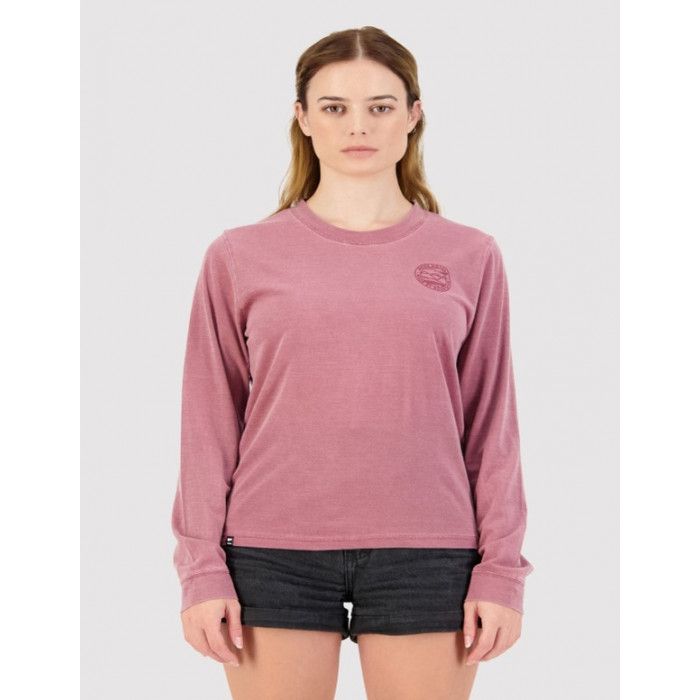 MONS ROYALE WOMENS ICON RELAXED LS GARMENT D - 1