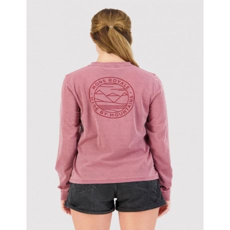 MONS ROYALE WOMENS ICON RELAXED LS GARMENT D
