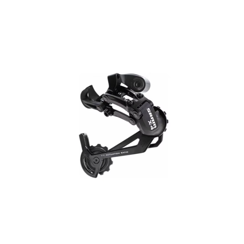 DERAILLEUR ARRIERE SRAM X4 CHAPE LONGUE NOIR