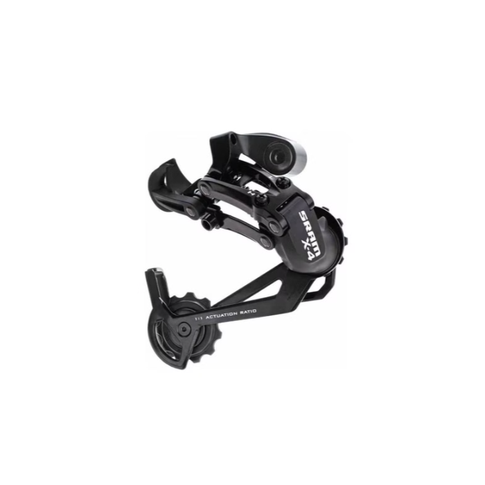 DERAILLEUR ARRIERE SRAM X4 CHAPE LONGUE NOIR - 0