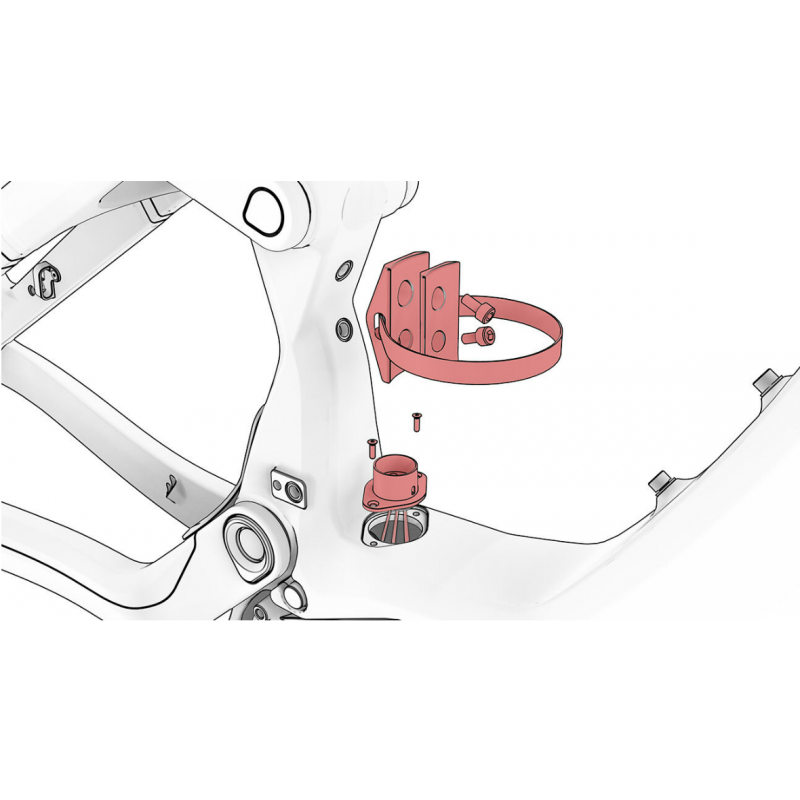 KIT PORTE-BIDON ET CABLE POUR BATTERIE BH XPRO+