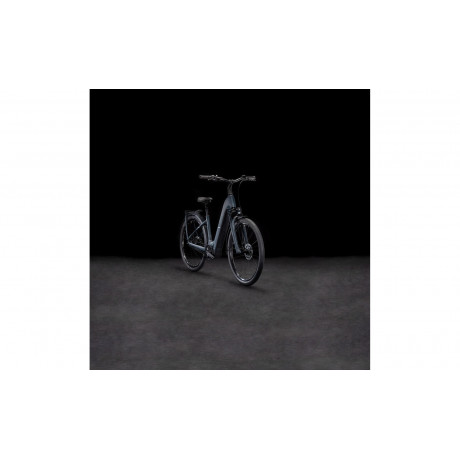 CUBE Kathmandu Hybrid Comfort Pro 800 EE azure´n´black – vue latérale
