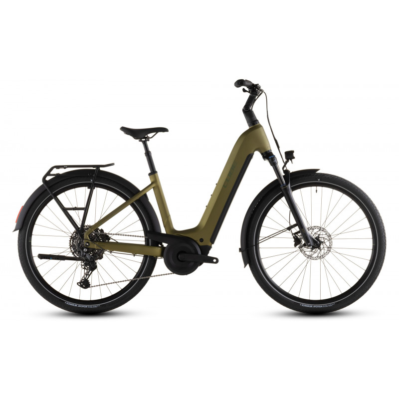 Cube Touring Hybrid Pro 800 EE GOLDENLIME´N´BLACK  – vue complète