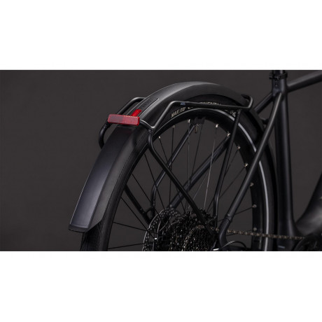 CUBE Editor Hybrid PRO 400X FE Trapeze coal´n´prism – porte‑bagages et garde‑boue arrière