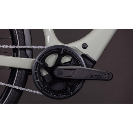 CUBE Editor Hybrid SLX 400X FE Trapeze reedbeige´n´chrome – pédalier