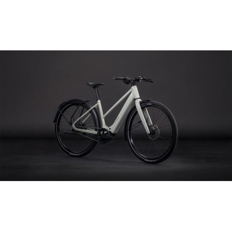 CUBE Editor Hybrid SLX 400X FE Trapeze reedbeige´n´chrome – vue latérale