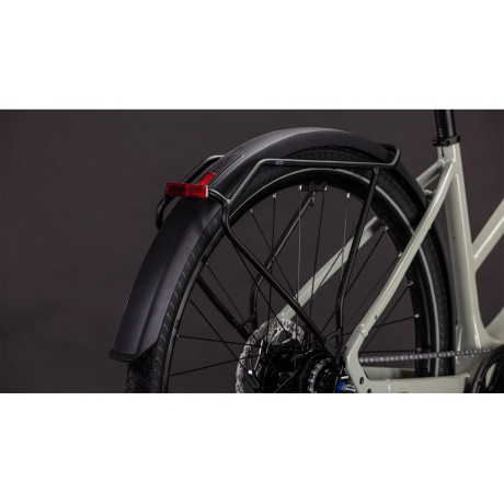 CUBE Editor Hybrid SLX 400X FE Trapeze reedbeige´n´chrome – porte‑bagages et garde‑boue arrière