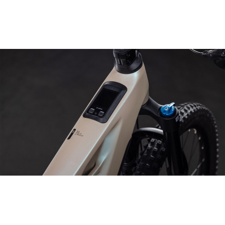 Écran intégré et tube supérieur du Cube  Stereo Hybrid One77 HPC SLX 800 Glintsand'n'black